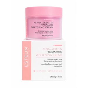 ESTELIN ( ALPHA ARBUTIN + NIACINAMIDE ) WHITENING FACE CREAM 200G 7.05fl.oz