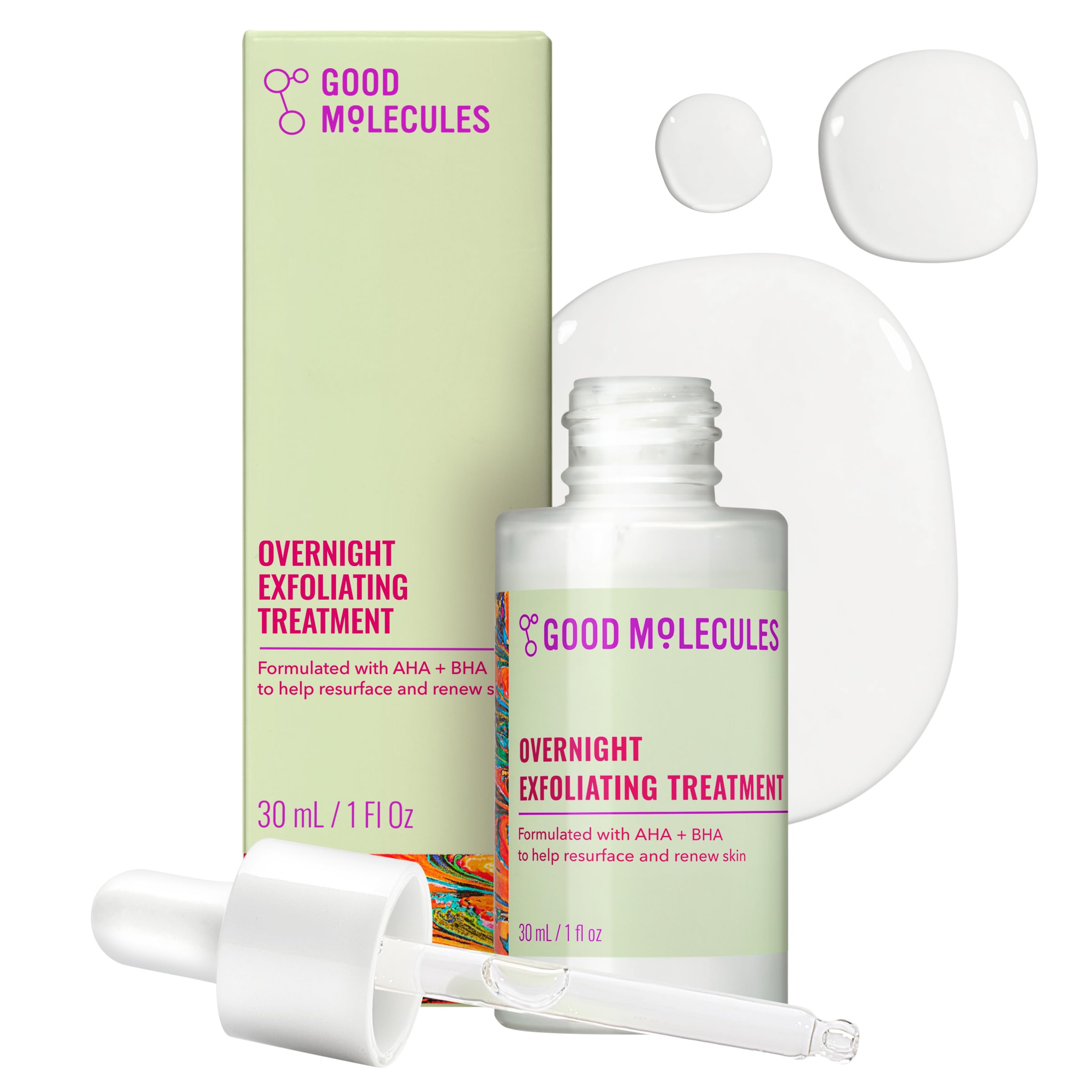 GOOD MOLECULES OVERNIGHT EXFOLIATING TREATMENT 30ml