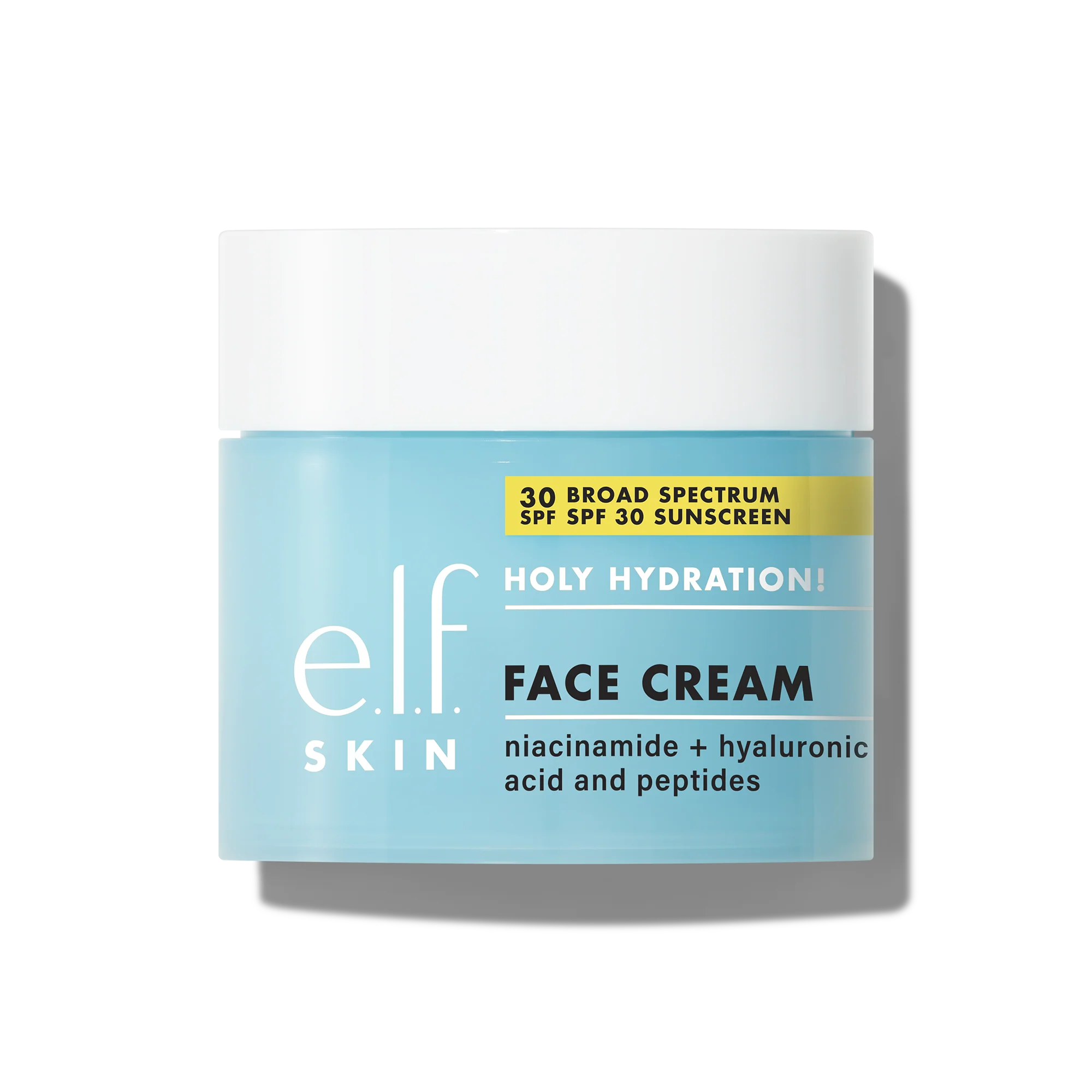 ELF SKIN HOLY HYDRATION FACE CREAM BROAD SPECTRUM SPF30 SUNSCREEN 50g