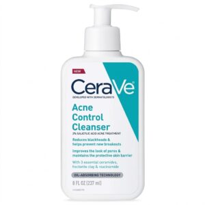 CERAVE ACNE CONTROL CLEANSER OIL ABSORBING TECHNOLOGY 8fl.oz 237mL