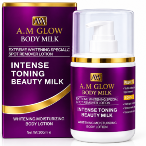 A.M GLOW INTENSE TONING WHITENNING BEAUTY MILK ( 300mL )