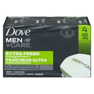 DOVE MEN+CARE EXTRA FRESH BAR SOAP(4in1)