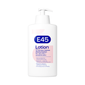 E45 24-HOUR MOISTURISATION FOR VERY DRY+ SENSITIVE SKIN LOTION 500mL