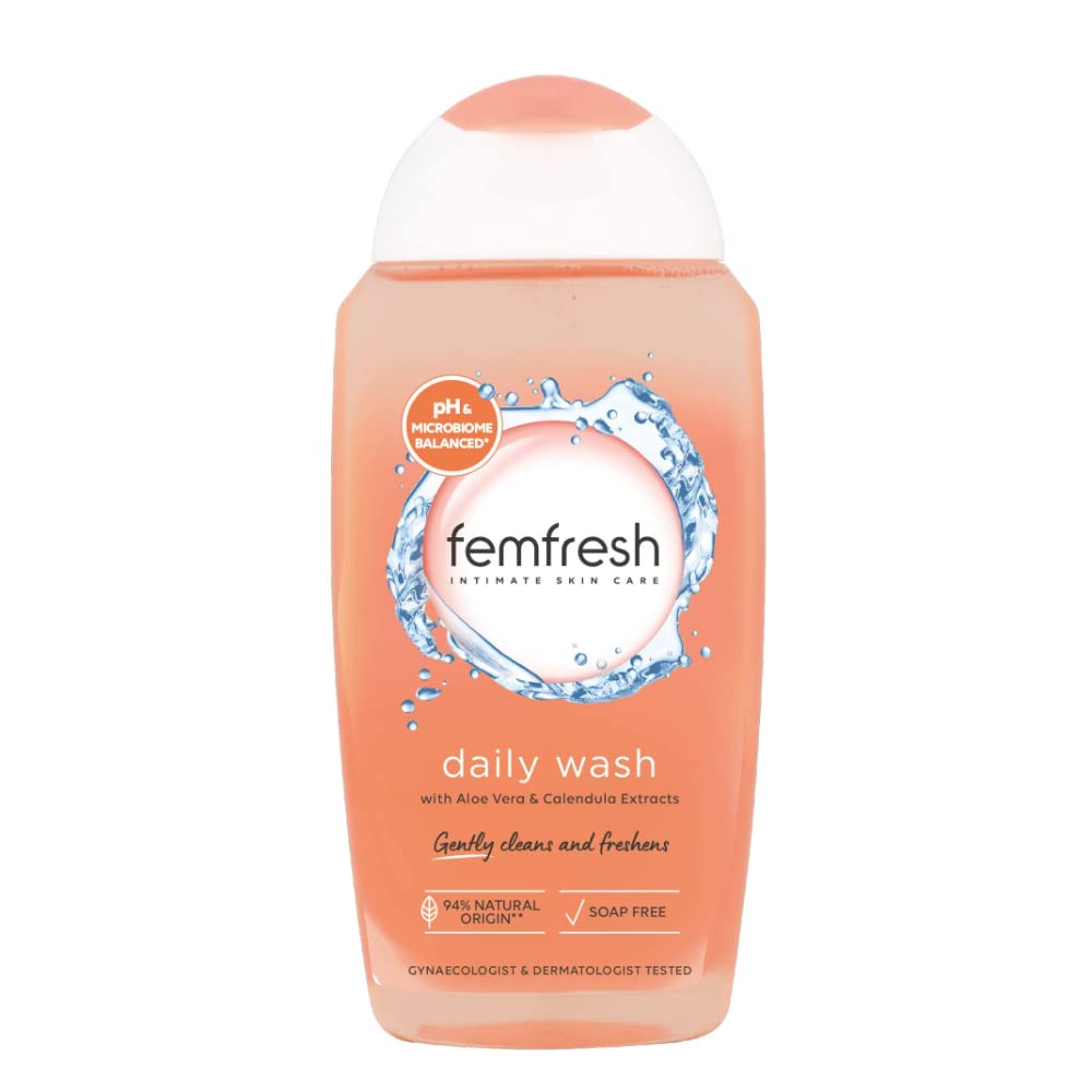 FEMFRESH DAILY WASH WITH ALOE VERA & CALENDULA EXTRACTS 250mL