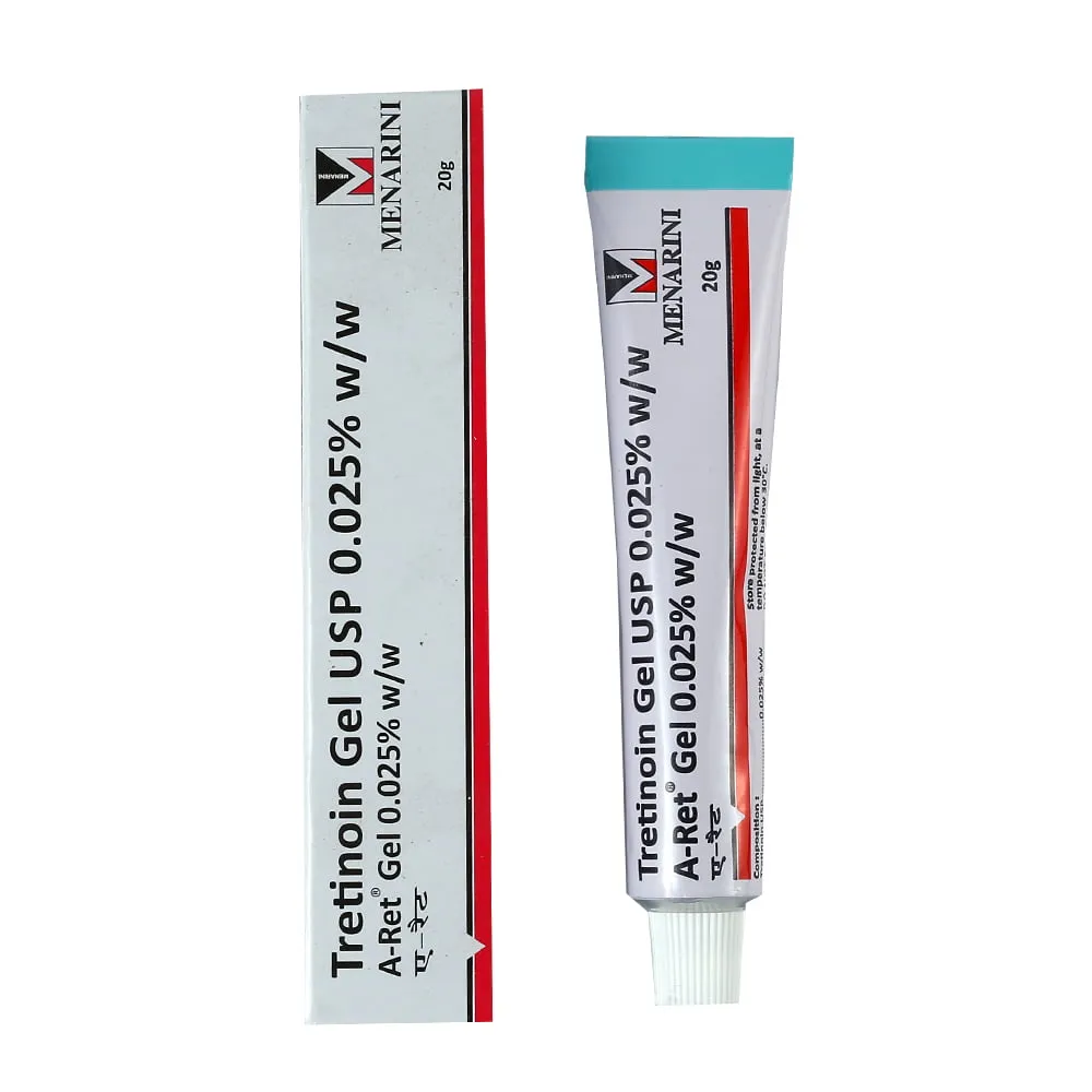 ( 0.025% ) menarini tretinoin gel usp w/w facial treatment gel