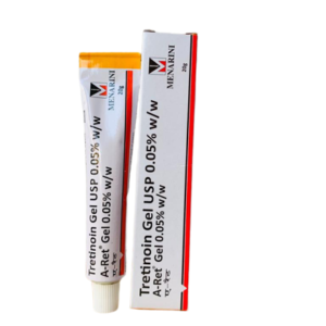 ( 0.05% ) menarini tretinoin gel usp w/w facial treatment gel