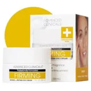 advanced clinicals firming ( retinol + peptide ) eye cream 1 fl. oz. 30ml