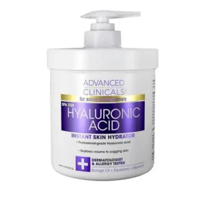 advanced clinicals hyaluronic acid instant skin hydrator 454ml