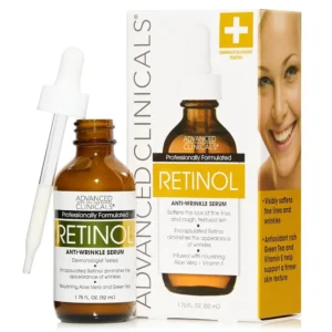 advanced clinicals retinol serum anti wrinkle 52ml