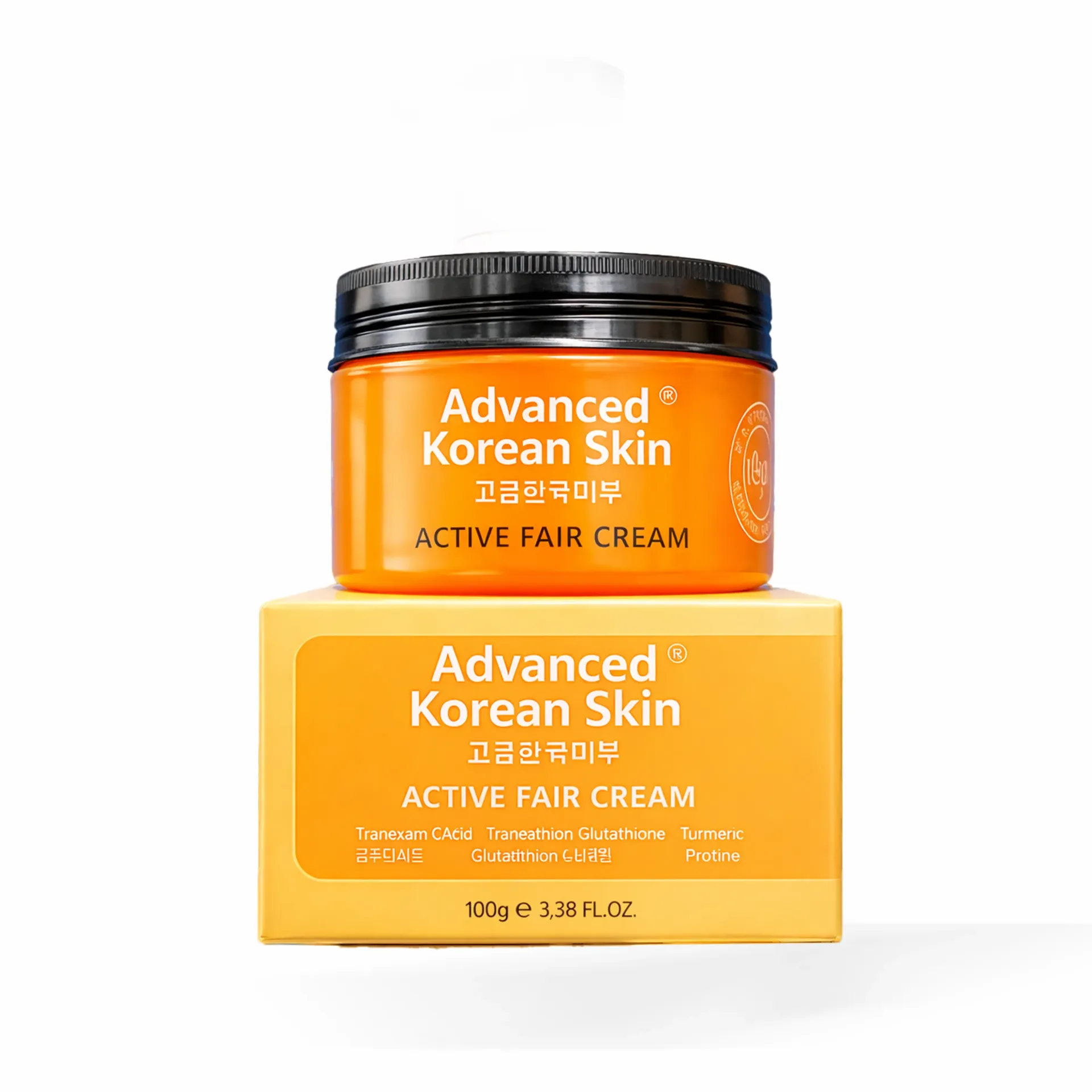 advanced korean skin active fair face cream 3.38fl.oz 100g