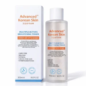 advanced korean skin multiple actives brightening toner 300ml (10.5 fl.oz) – first of its kind multi action glow toner