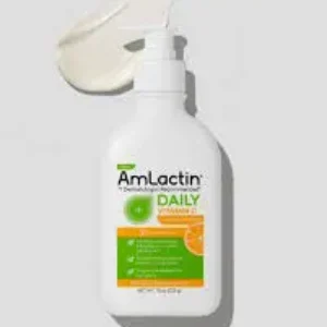 amlactin daily vitamin c lotion with 7% lactic acid aha for normal to dry skin lotion 225g