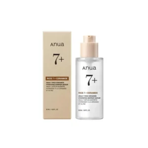 anua 7+ rice ceramide hydrating barrier serum (50ml)