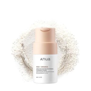 anua rice enzyme brightening cleansing powder (40g)