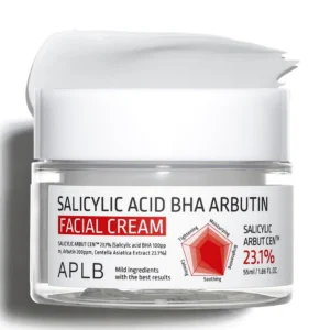 aplb salicylic acid bha arbutin facial cream 55ml