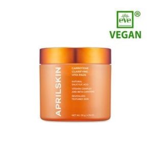aprilskin carrotene clarifying vita pads 135g (exp 06/19/2027)