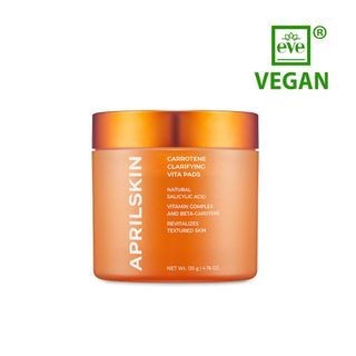 aprilskin carrotene clarifying vita pads 135g (exp 06/19/2027)