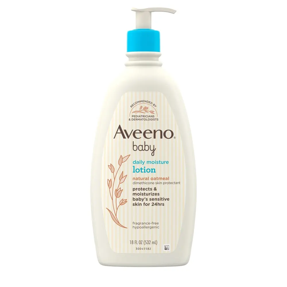 aveeno baby daily moisture lotion with prebiotic oat 532ml