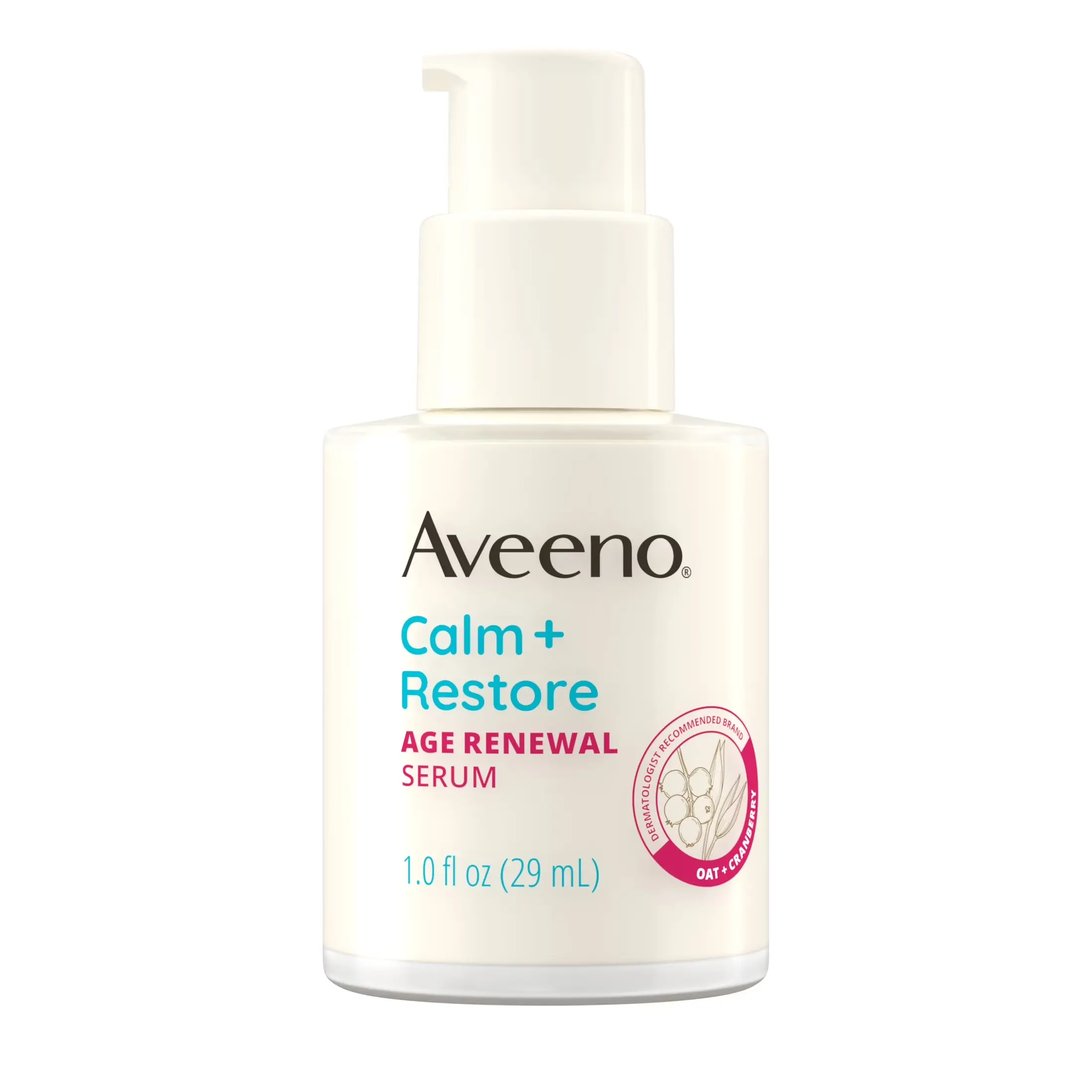 aveeno calm+restore age renewal serum 29ml