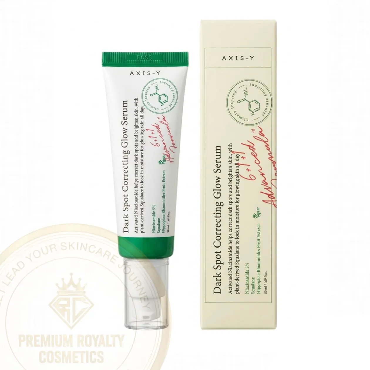 axis y dark spot correcting glow serum 50ml