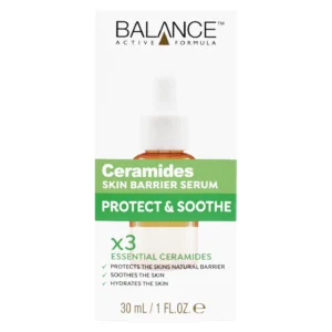 balance active formula ceramides skin barrier serum protect and sooth 30ml