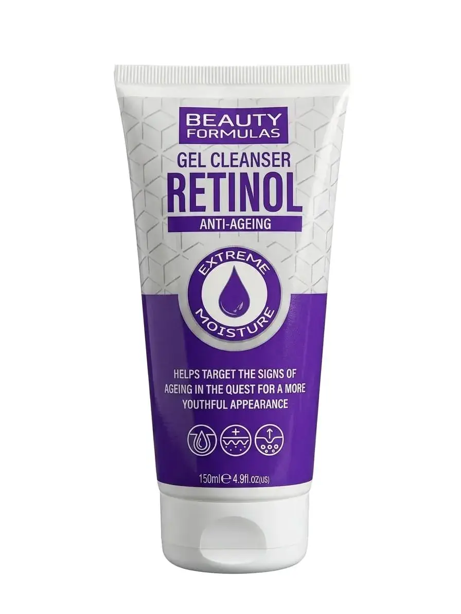 beauty formulas ( retinol anti ageing ) gel cleanser 150ml