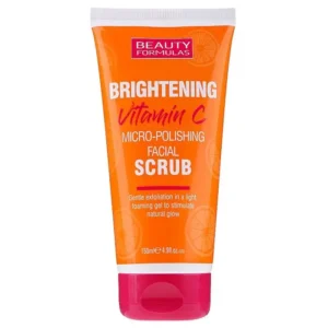 beauty formulas brightening vitamin c micro polishing facial scrub 150ml
