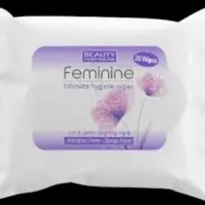 beauty formulas feminine intimate hygiene wipes 20 wipes