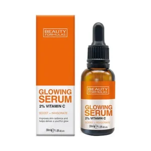 beauty formulas glowing serum ( 2% vitamin c ) 30ml