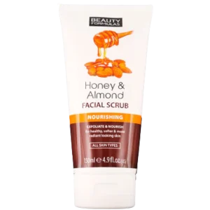 beauty formulas honey & almond facial scrub 150ml