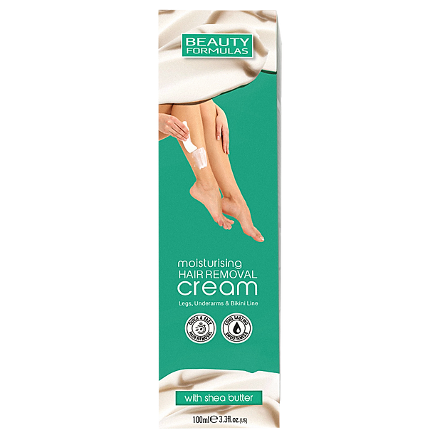 beauty formulas moisturising hair removal cream with shea butter