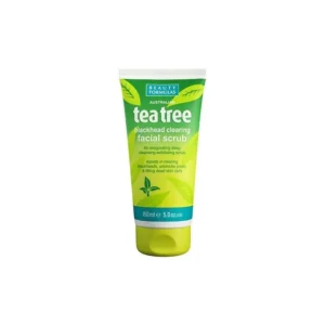 beauty formulas tea tree blackhead facial scrub 150ml