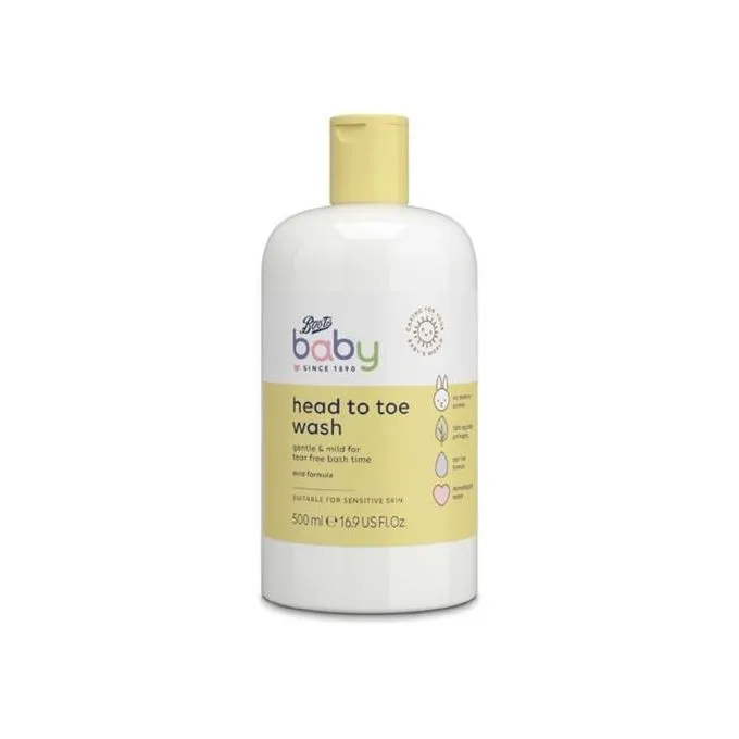 boots baby head to toe wash us 500ml