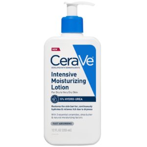 cerave new [ intensive moisturizing lotion ] for normal to dry skin | 5% hdro urea | fast absorbing ( 355ml ) 12fl.oz