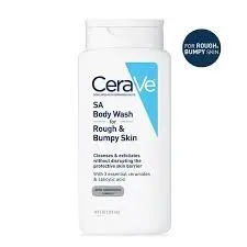cerave sa body wash for rough & bumpy skin 296ml
