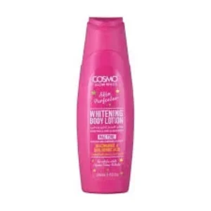 cosmo glow white skin perfector whitening body lotion (niacinamide+hyaluronic acid) 500ml