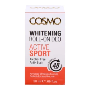 cosmo whitening roll on deo [ active sport ] 50ml