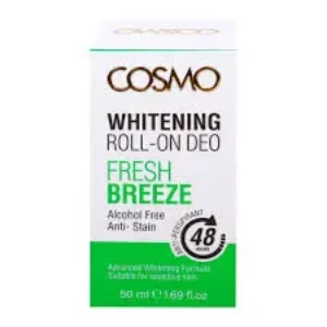 cosmo [ fresh breeze ] whitening deodorant roll on 50ml