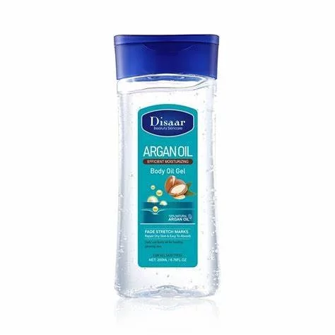 disaar argan oil efficient moisturizing body oil gel 200ml