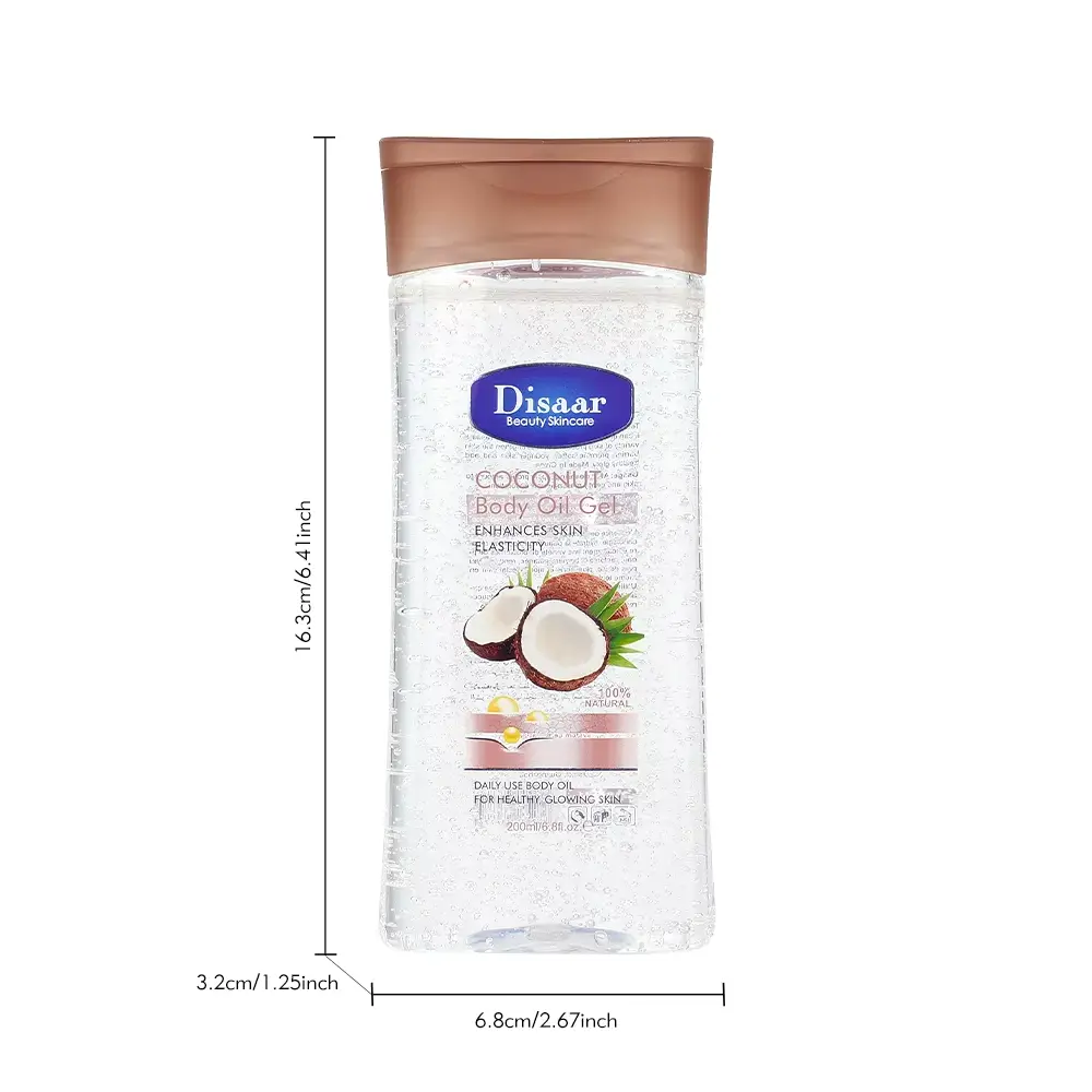 disaar coconut body oil gel 200ml
