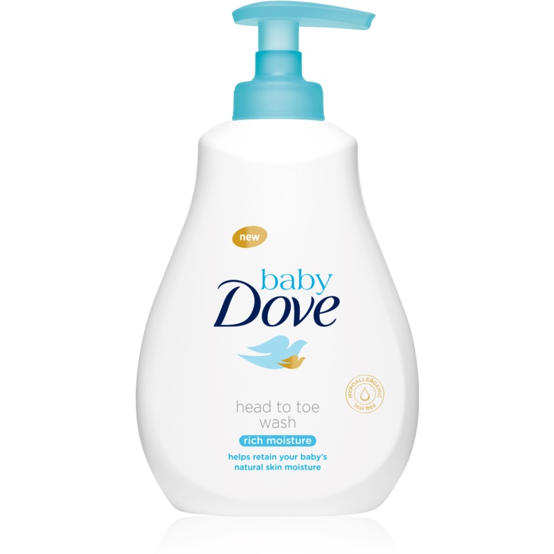 dove baby sensitive skin care head to toe wash ( rich moisture ) 400ml