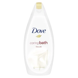 dove caring bath fine silk 750ml