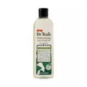 dr teal's ( relax + relief moisturizing & body oil with eucalyptus & spearmint ) 260ml