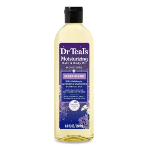 dr teal's ( sleep blend moisturizing & body oil with melatonin + essential ) 260ml