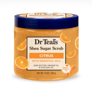 dr teal's shea ( sugar scrub vitamin c ) with essential oil 538g