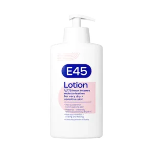 e45 24 hour moisturisation for very dry+ sensitive skin lotion 500ml