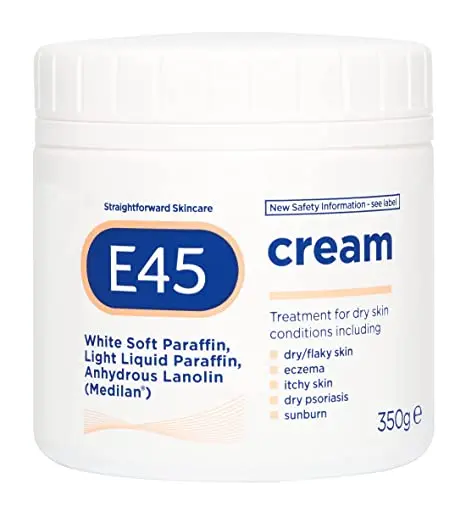 e45 moisturising cream 350g
