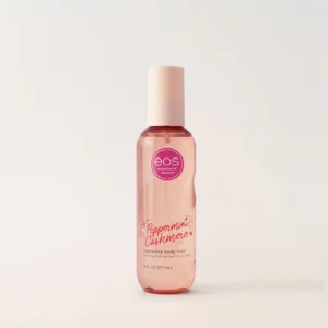 eos peppermint cashmere body mist with hydrating hyaluronic acid (177ml)