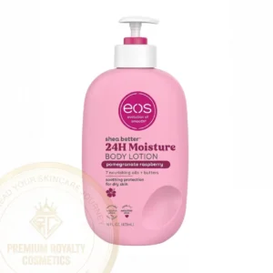 eos shea butter 24h moisture body lotion ( pomegranate raspberry ) 16 fl. oz. 473ml