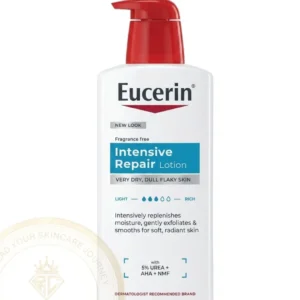 eucerin [ intensive repair body lotion ] very dry, dull flaky skin | frangrance free 500ml